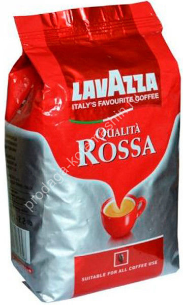 Lavazza Rossa, кофе в зернах (1 кг.) 40% Арабика 60% Робуста