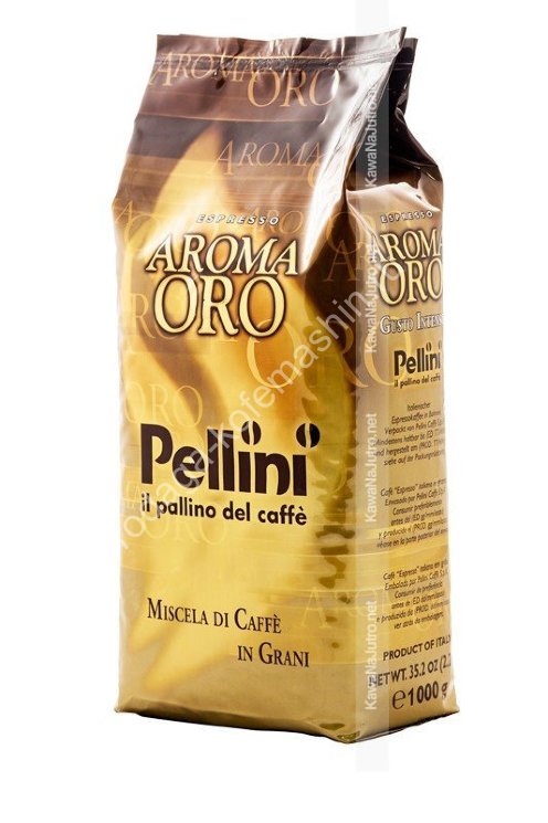 Pellini Aroma Oro Gusto Intenso, кофе в зернах (1 кг.) 60% Арабика 40% Робуста